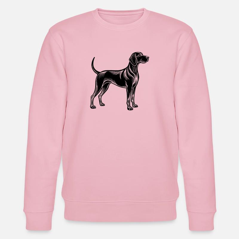 Coonhound Dog - Stanley/Stella Unisex Bio-Sweatshirt CHANGER  - Hellrosa