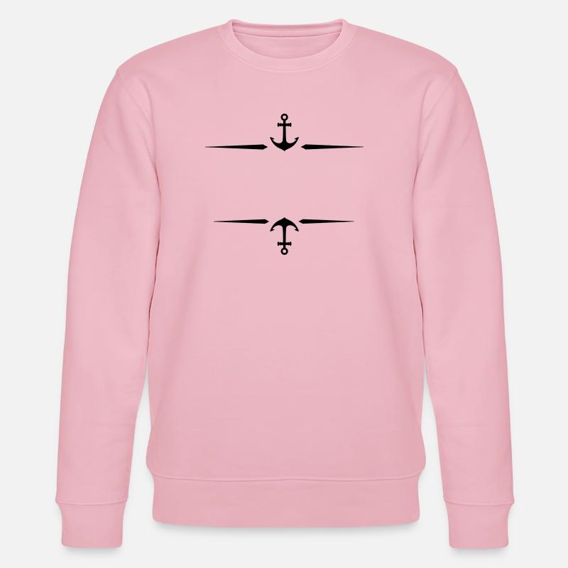 Icône d’ancre - Sweat bio CHANGER Stanley/Stella Unisexe - rose pâle