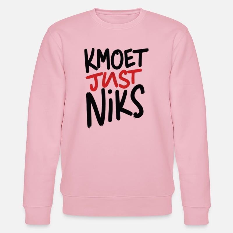 Just Niks Graffiti Red Black - Stanley/Stella Unisex Bio-Sweatshirt CHANGER  - Hellrosa