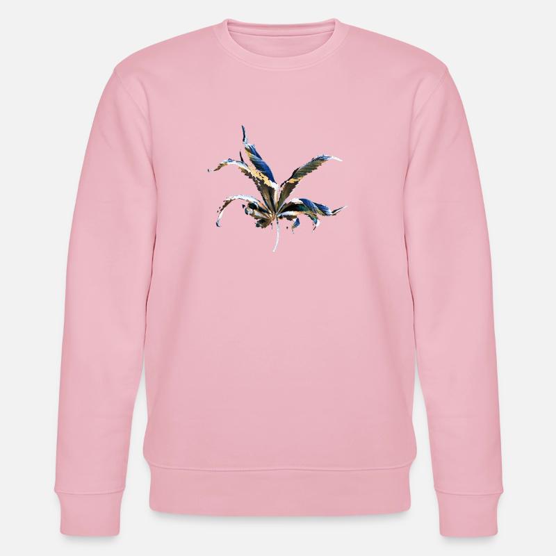 Blattschichten - Stanley/Stella Unisex Bio-Sweatshirt CHANGER  - Hellrosa