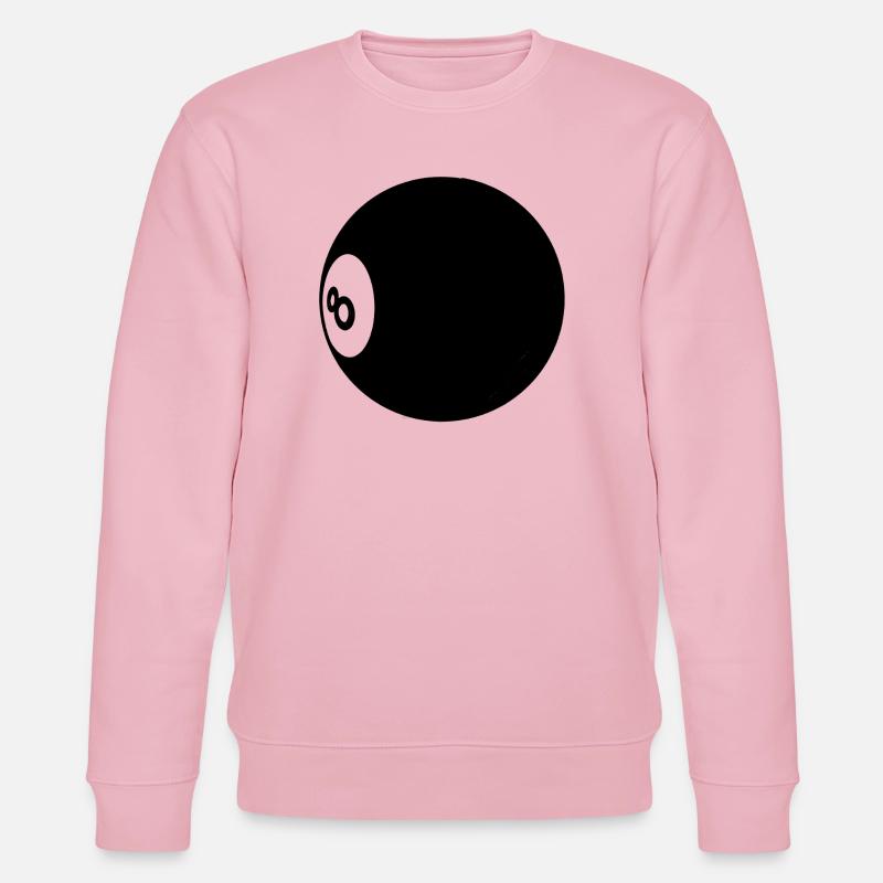Billard Billard Billard Numéro 8 - Illustration - Sweat bio CHANGER Stanley/Stella Unisexe - rose pâle