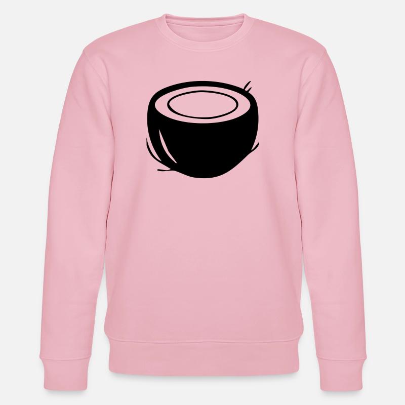 Coconut Silhouette – Tropical Paradise Design - Sweat bio CHANGER Stanley/Stella Unisexe - rose pâle