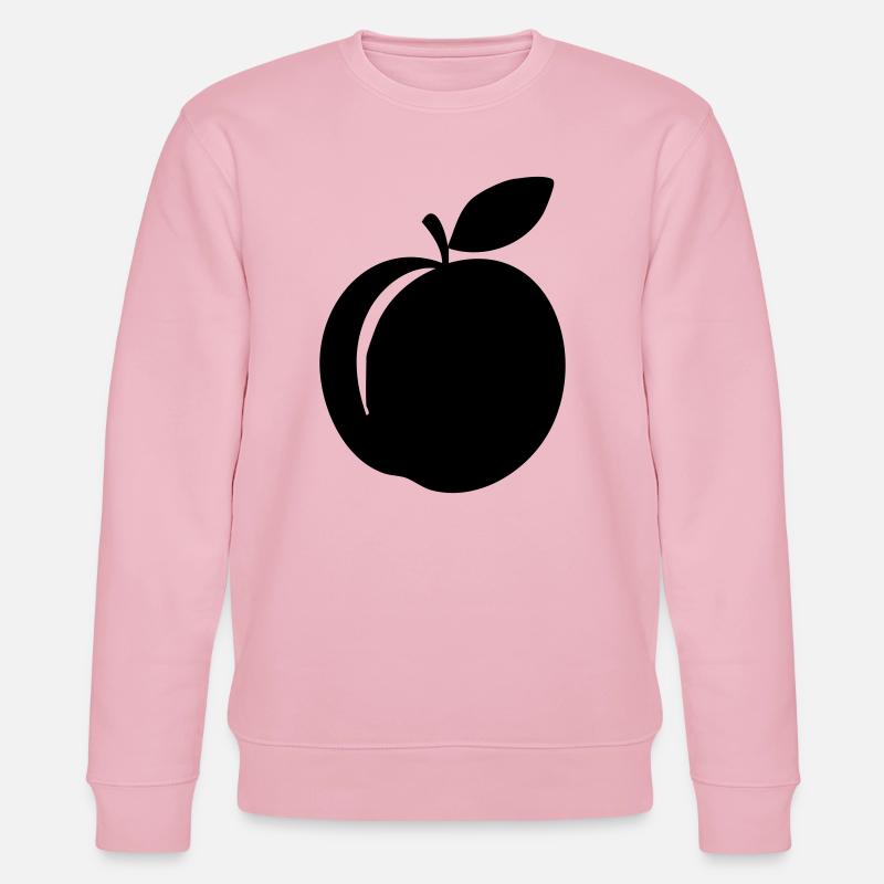 Pfirsich-Silhouette – süßes Sommerdesign - Stanley/Stella Unisex Bio-Sweatshirt CHANGER  - Hellrosa