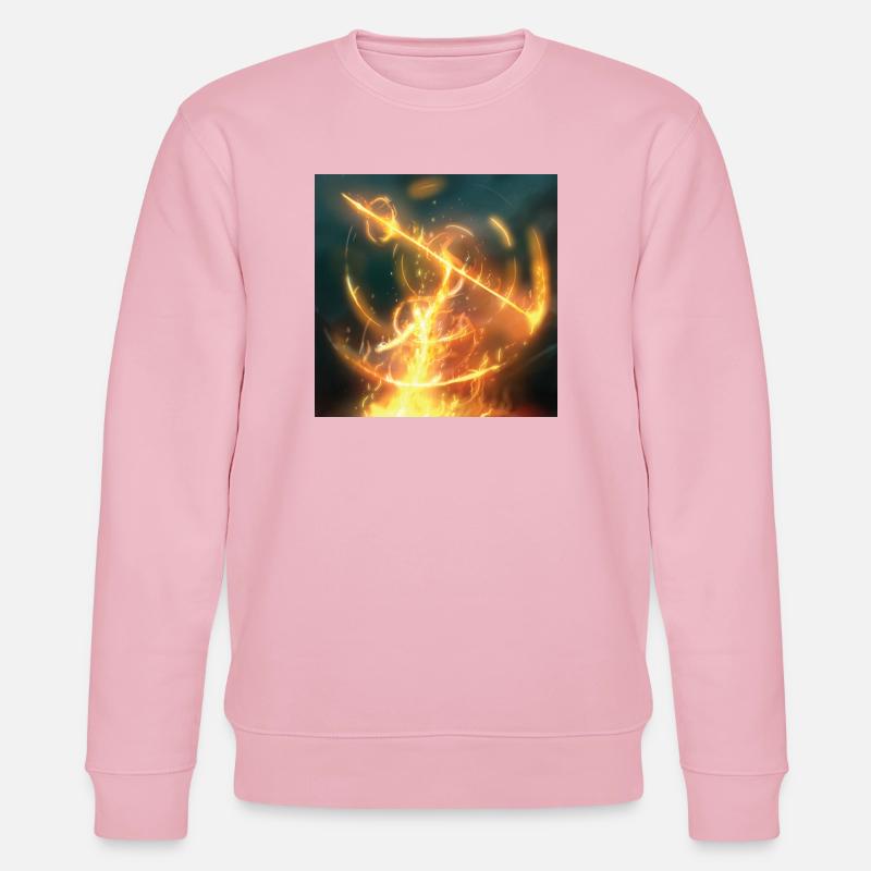 Lance de feu - Sweat bio CHANGER Stanley/Stella Unisexe - rose pâle