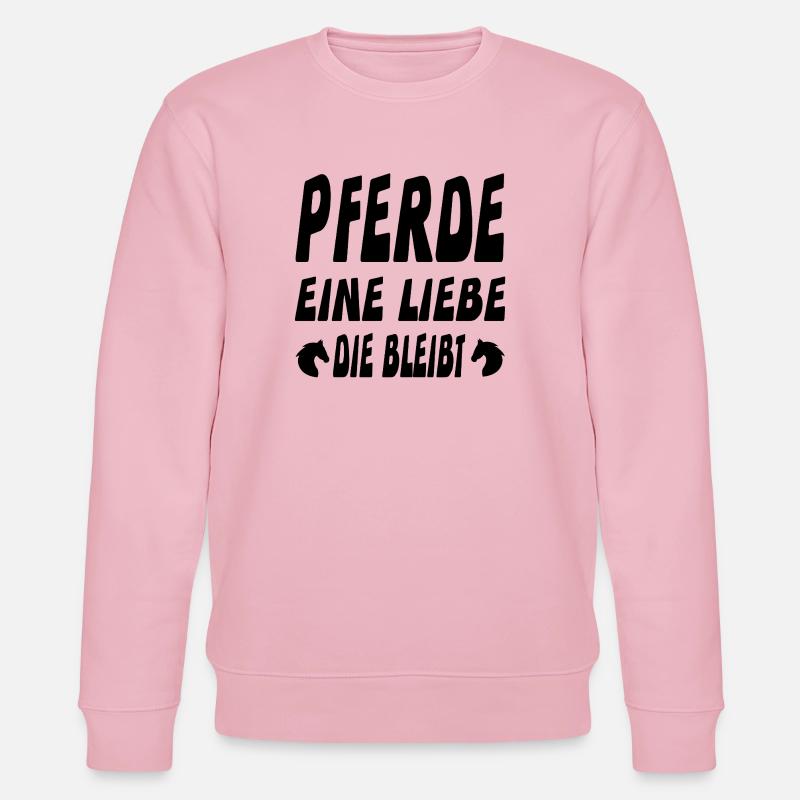 Pferde - Stanley/Stella Unisex Bio-Sweatshirt CHANGER  - Hellrosa
