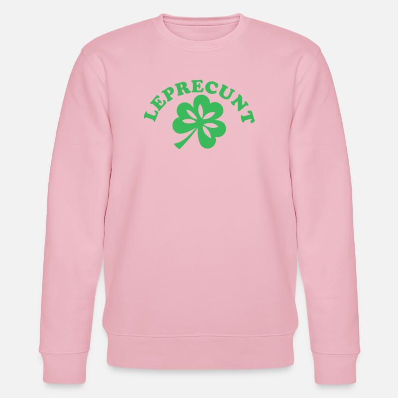 Drôle de la Saint-Patrick irlandaise sarcastique - Sweat bio CHANGER Stanley/Stella Unisexe - rose pâle