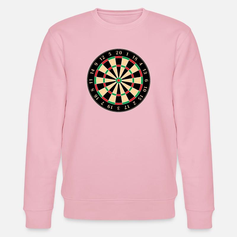 Dartscheibe - Stanley/Stella Unisex Bio-Sweatshirt CHANGER  - Hellrosa