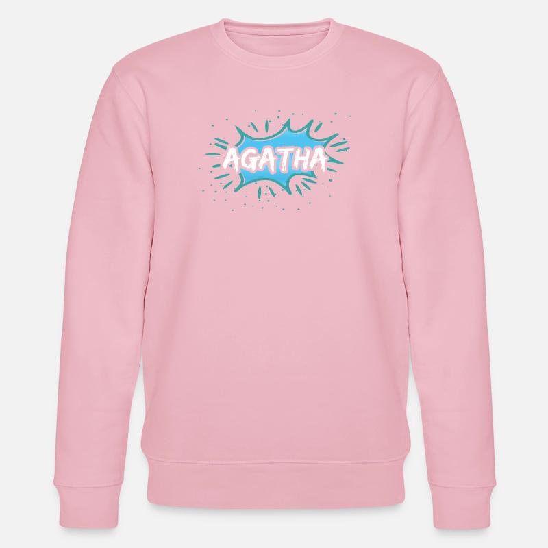 Agatha - Stanley/Stella Unisex Bio-Sweatshirt CHANGER  - Hellrosa