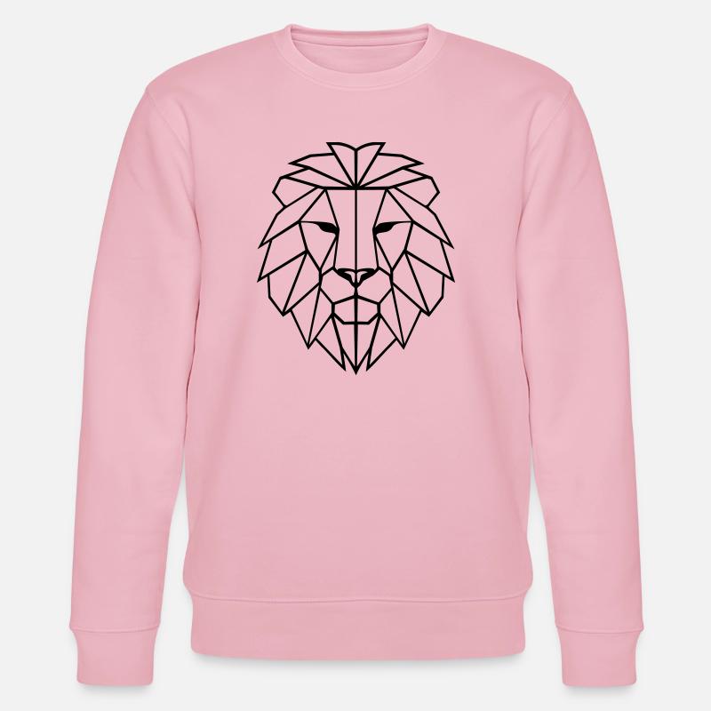 Polygone Lion - Sweat bio CHANGER Stanley/Stella Unisexe - rose pâle