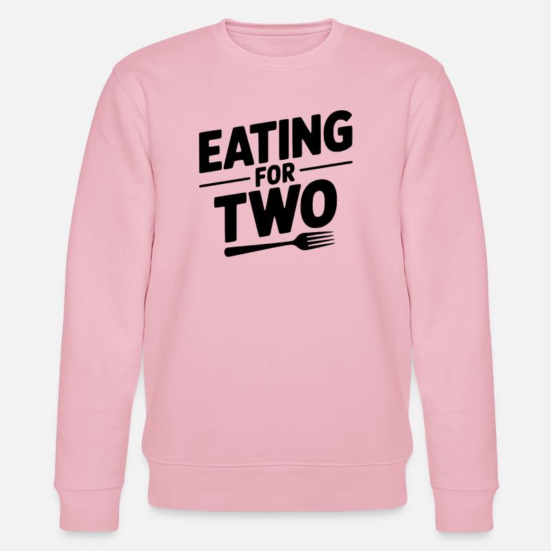 Manger pour deux - Sweat bio CHANGER Stanley/Stella Unisexe - rose pâle