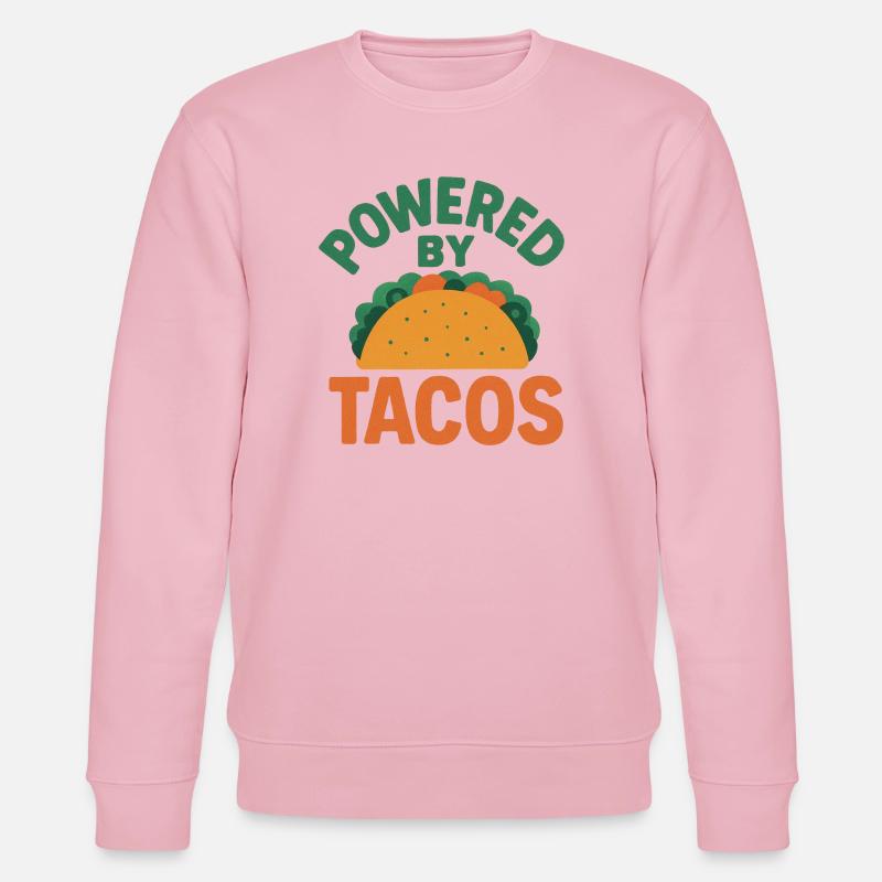 Propulsé par Tacos - Sweat bio CHANGER Stanley/Stella Unisexe - rose pâle