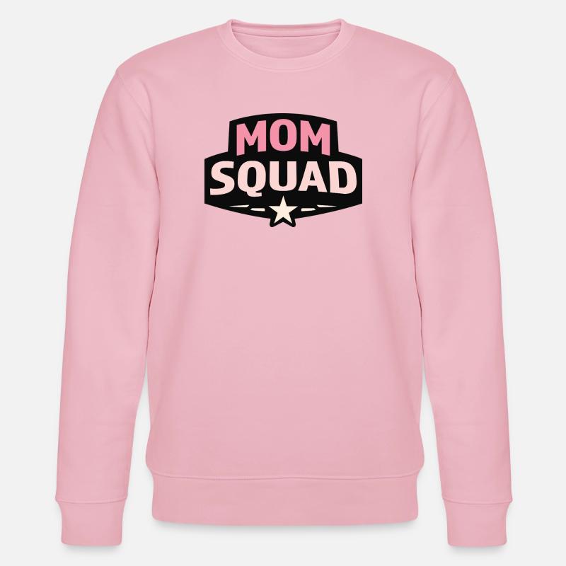 Équipe de mamans - Sweat bio CHANGER Stanley/Stella Unisexe - rose pâle