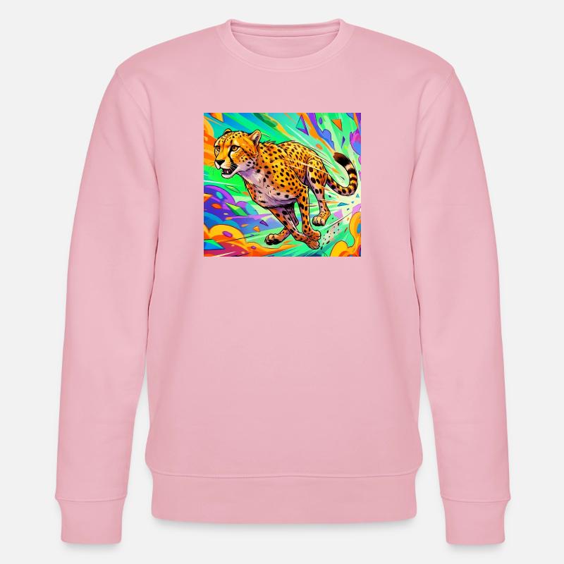 Gepard - Stanley/Stella Unisex Bio-Sweatshirt CHANGER  - Hellrosa