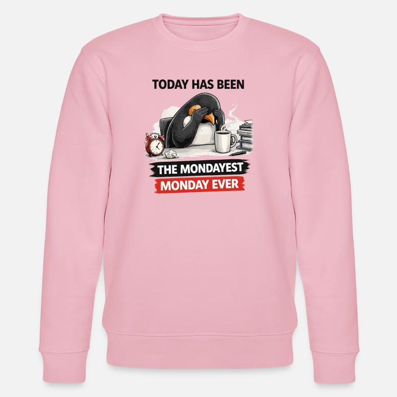 Mondayest Penguin Blues - Stanley/Stella Unisex Bio-Sweatshirt CHANGER - Hellrosa