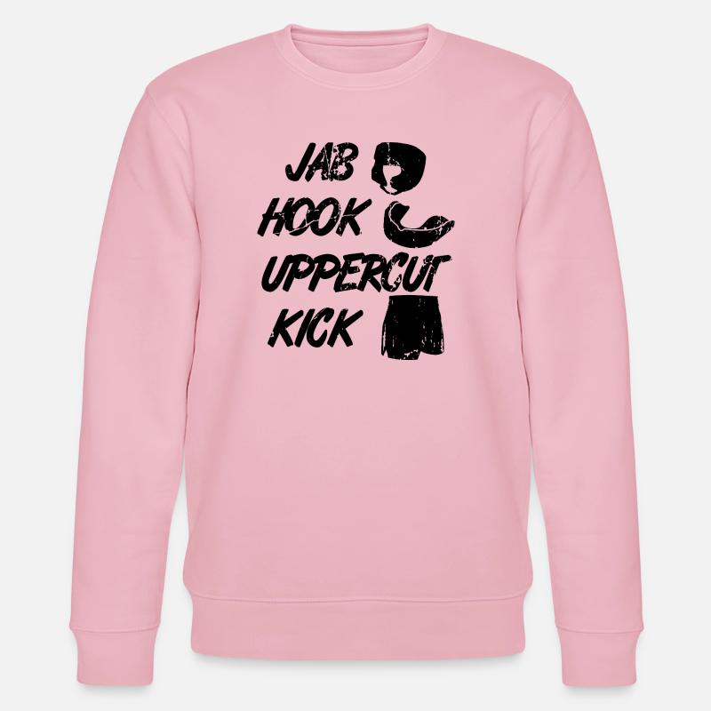 Techniques de kickboxeur - Sweat bio CHANGER Stanley/Stella Unisexe - rose pâle