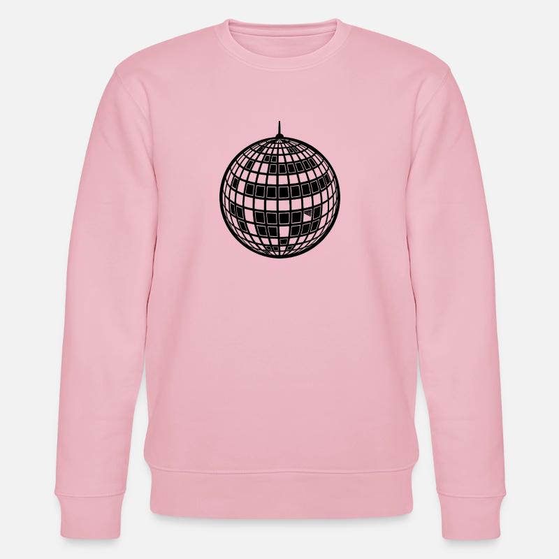 Boule disco - Sweat bio CHANGER Stanley/Stella Unisexe - rose pâle
