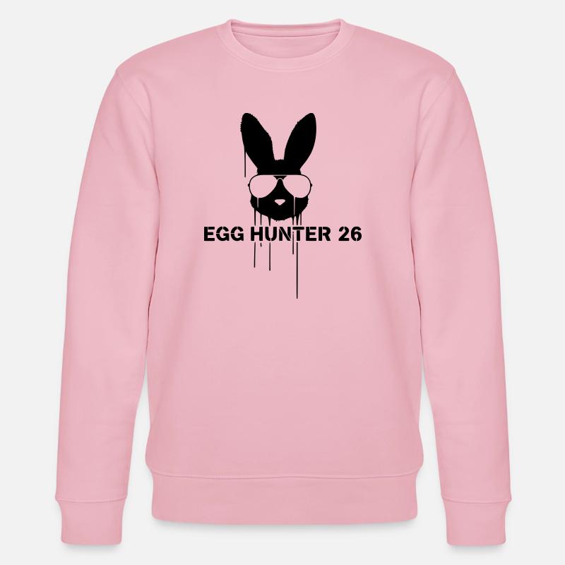 Pâques Cooler Egg Hunter 2026 - Sweat bio CHANGER Stanley/Stella Unisexe - rose pâle
