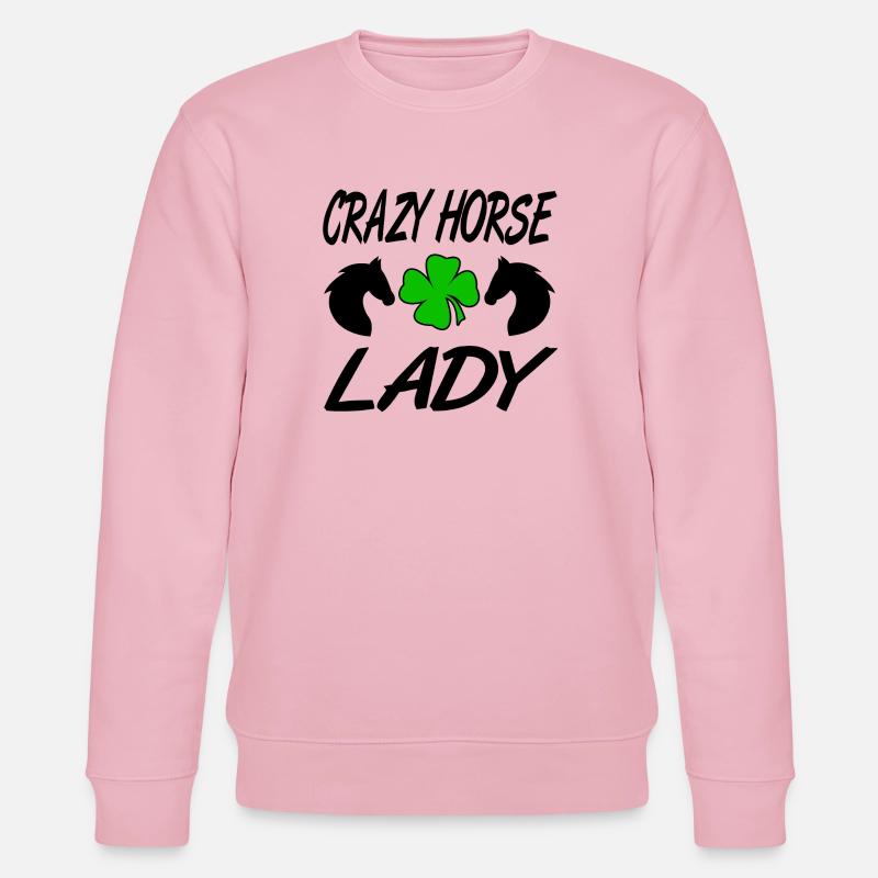 Pferde - Stanley/Stella Unisex Bio-Sweatshirt CHANGER  - Hellrosa