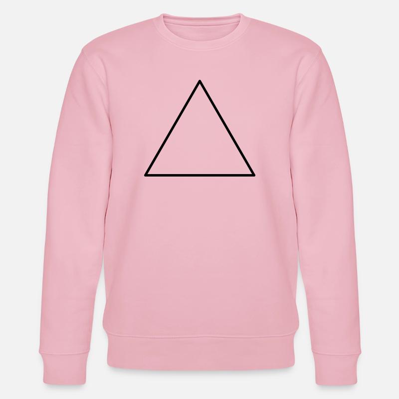 Symbol triangle equilateral - Stanley/Stella CHANGER Unisex Organic Sweatshirt - cotton pink
