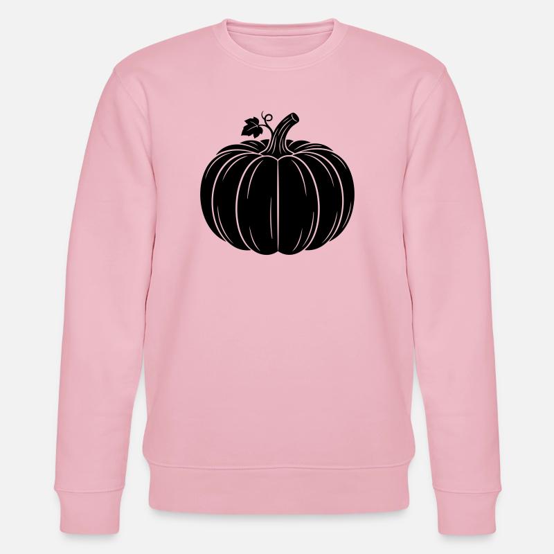 Silhouette de la récolte de citrouilles - Sweat bio CHANGER Stanley/Stella Unisexe - rose pâle