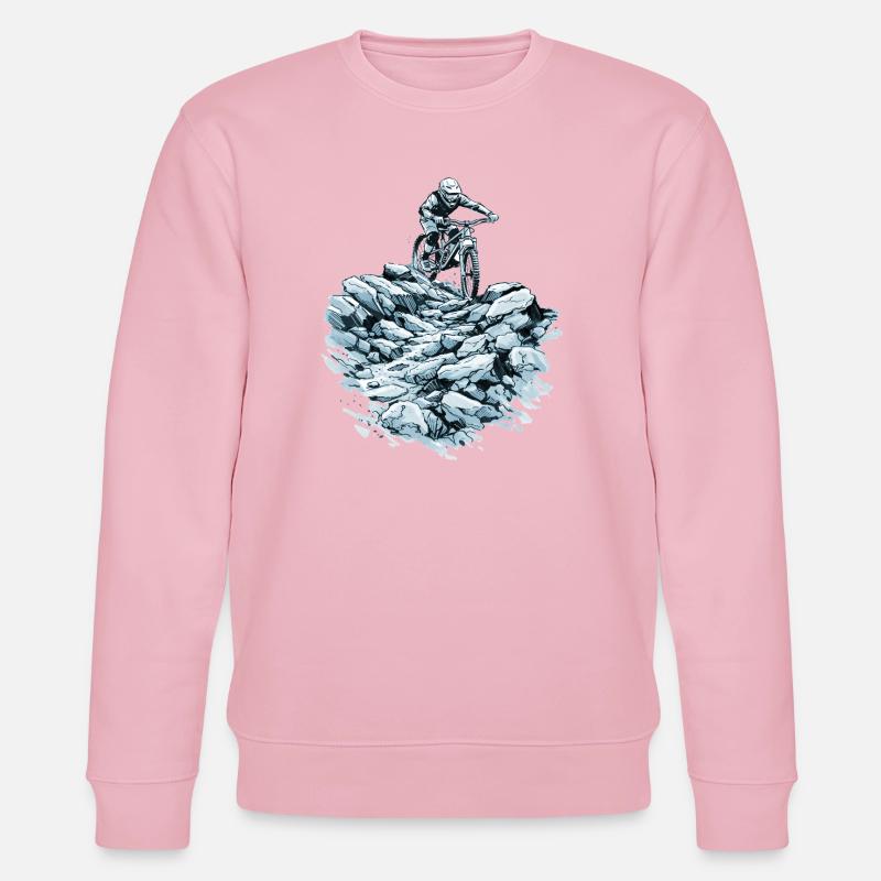 Descente VTT - Conception d’action VTT - Sweat bio CHANGER Stanley/Stella Unisexe - rose pâle