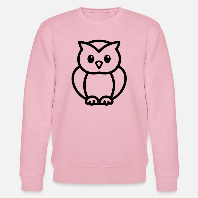 chouette - Sweat bio CHANGER Stanley/Stella Unisexe - rose pâle