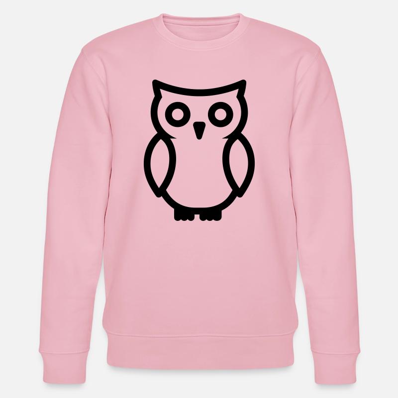 Eule - Stanley/Stella Unisex Bio-Sweatshirt CHANGER  - Hellrosa