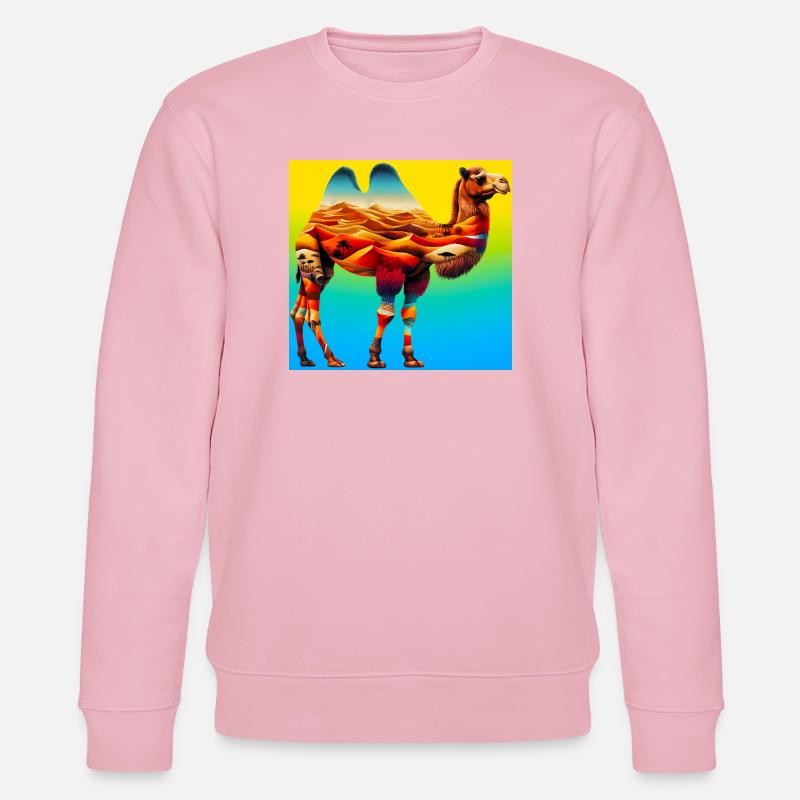 Kamel - Stanley/Stella Unisex Bio-Sweatshirt CHANGER  - Hellrosa