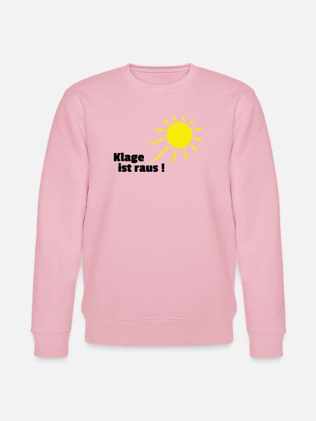Klage ist raus Sonne - Stanley/Stella Unisex Bio-Sweatshirt CHANGER - Hellrosa