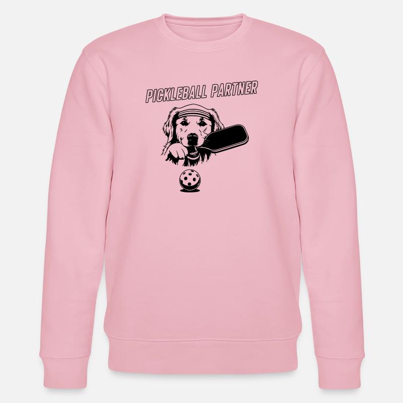 Compagnon de pickleball mignon - Sweat bio CHANGER Stanley/Stella Unisexe - rose pâle