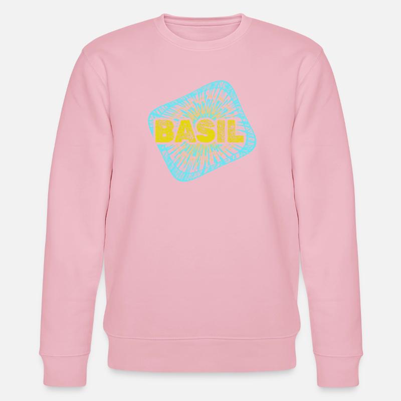 Le basilic comme passe-temps - Sweat bio CHANGER Stanley/Stella Unisexe - rose pâle