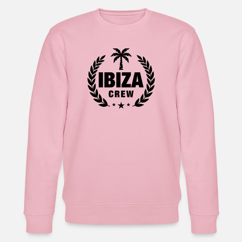 Équipage Ibiza - Sweat bio CHANGER Stanley/Stella Unisexe - rose pâle