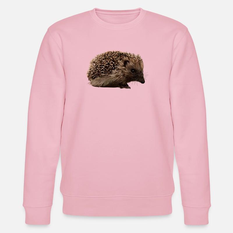 Igel im Waldstil - Stanley/Stella Unisex Bio-Sweatshirt CHANGER  - Hellrosa