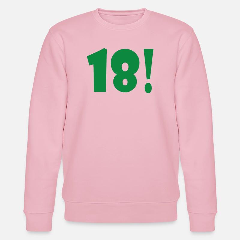 Vert 18 ! Impression exclusive - Sweat bio CHANGER Stanley/Stella Unisexe - rose pâle