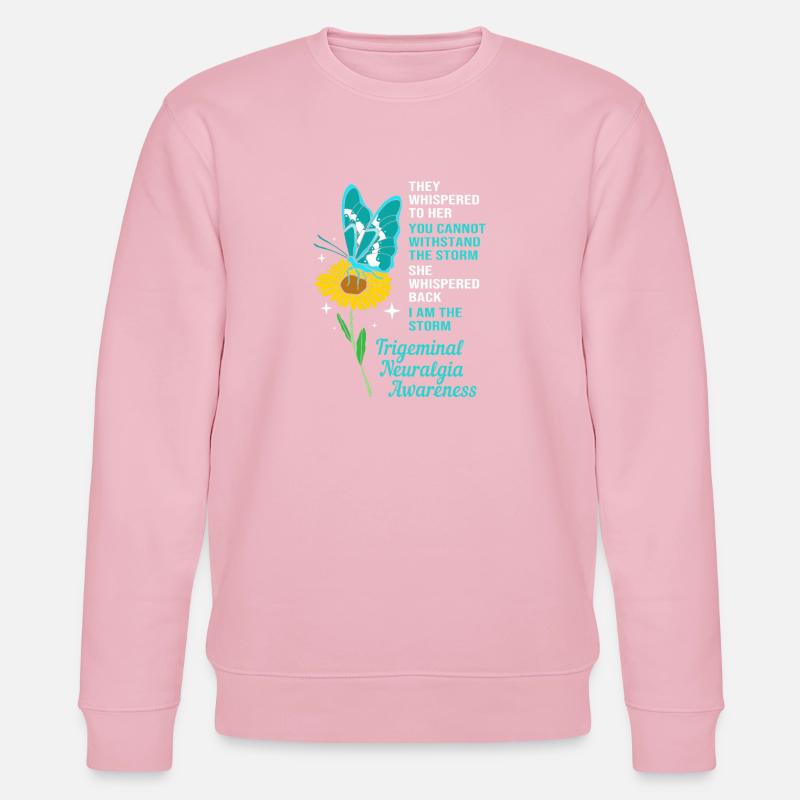 Trigeminusneuralgie - Stanley/Stella Unisex Bio-Sweatshirt CHANGER  - Hellrosa