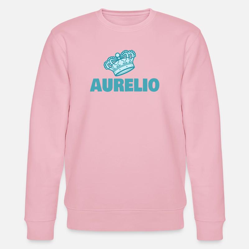 Gift for Aurelio - Stanley/Stella CHANGER Unisex Organic Sweatshirt - cotton pink
