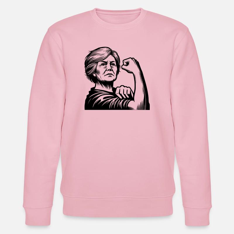 Omas gegen rechts - Stanley/Stella Unisex Bio-Sweatshirt CHANGER  - Hellrosa