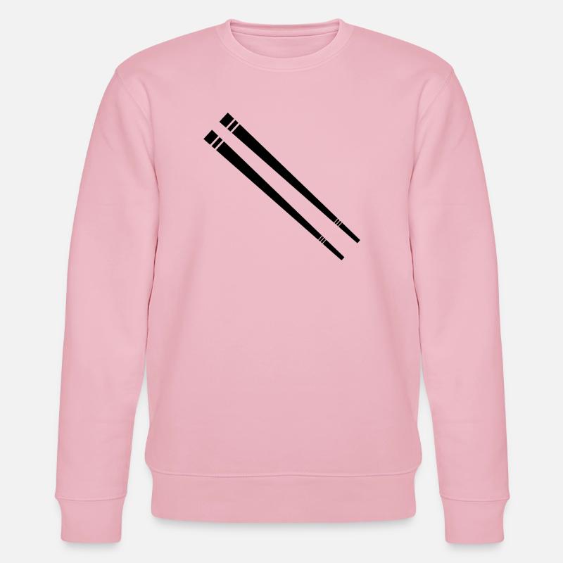 Essstäbchen - Stanley/Stella Unisex Bio-Sweatshirt CHANGER  - Hellrosa