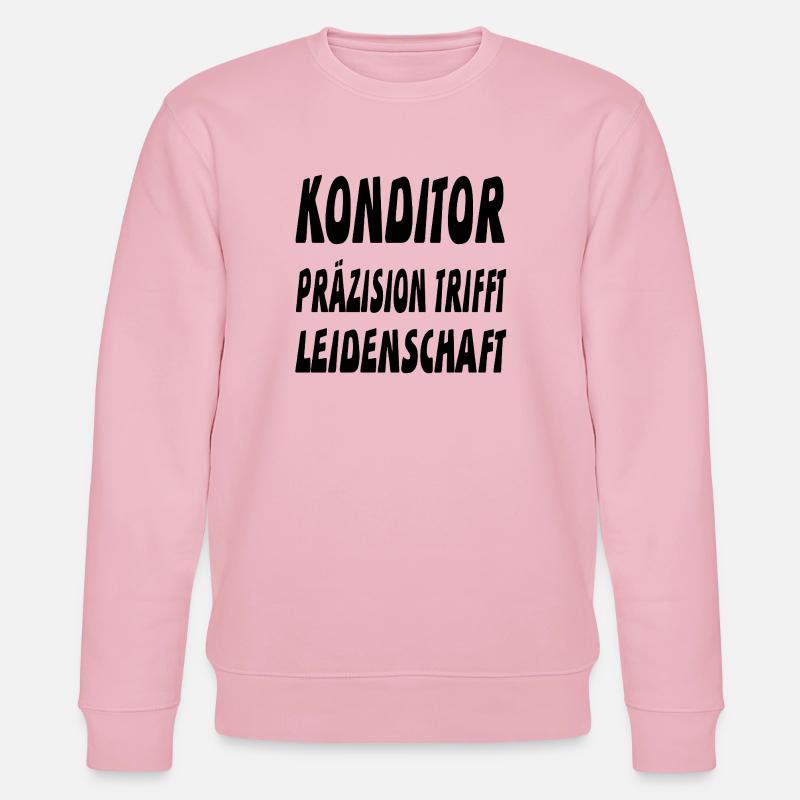 Konditor - Stanley/Stella Unisex Bio-Sweatshirt CHANGER  - Hellrosa
