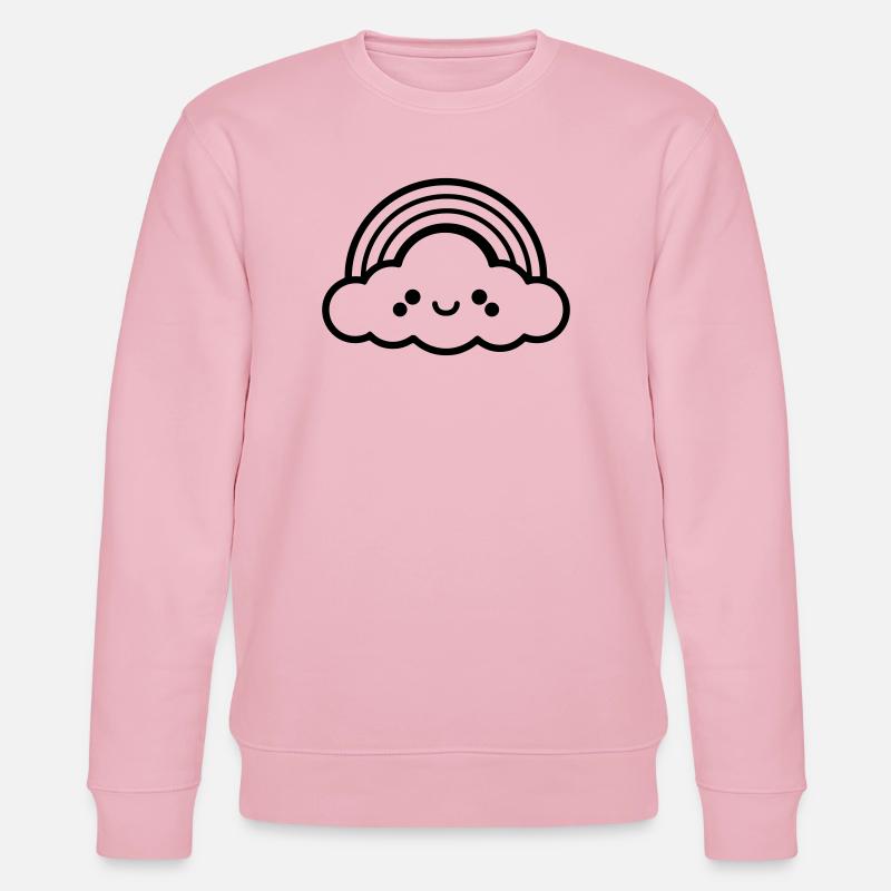 Regenbogen - Stanley/Stella Unisex Bio-Sweatshirt CHANGER  - Hellrosa