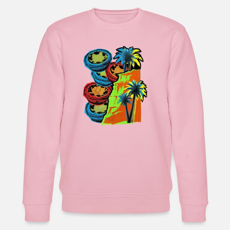 Portugal Küste - Stanley/Stella Unisex Bio-Sweatshirt CHANGER  - Hellrosa