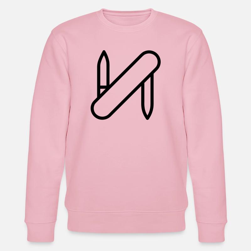 Schweizer Taschenmesser - Stanley/Stella Unisex Bio-Sweatshirt CHANGER  - Hellrosa