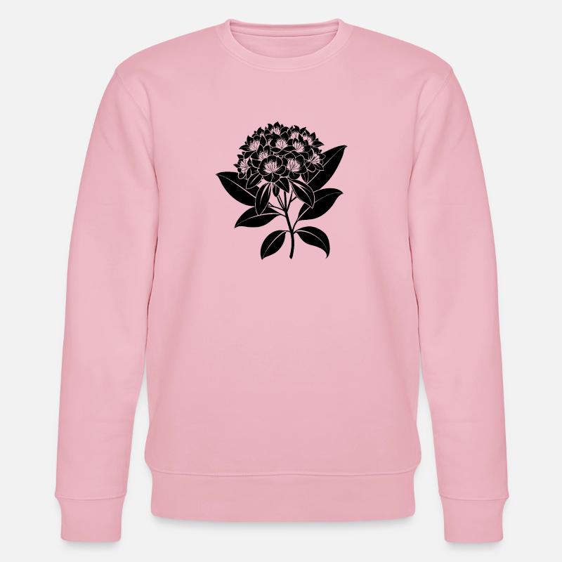 Berglorbeerblume - Stanley/Stella Unisex Bio-Sweatshirt CHANGER  - Hellrosa