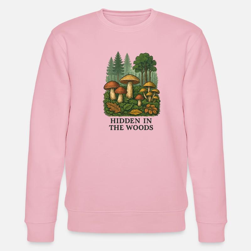 Waldpilze Geheimnis - Stanley/Stella Unisex Bio-Sweatshirt CHANGER - Hellrosa