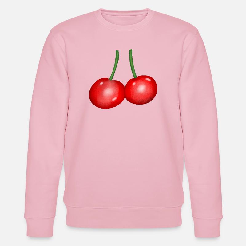 Fruit Duo Cerise Fruit Fruit Cerise - Sweat bio CHANGER Stanley/Stella Unisexe - rose pâle