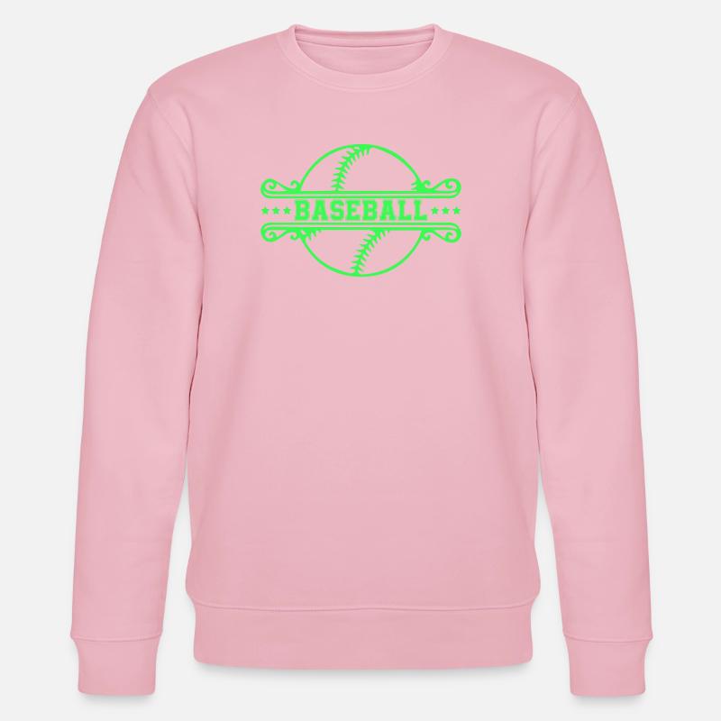 Neon Baseball Emblem Retro - Stanley/Stella Unisex Bio-Sweatshirt CHANGER  - Hellrosa