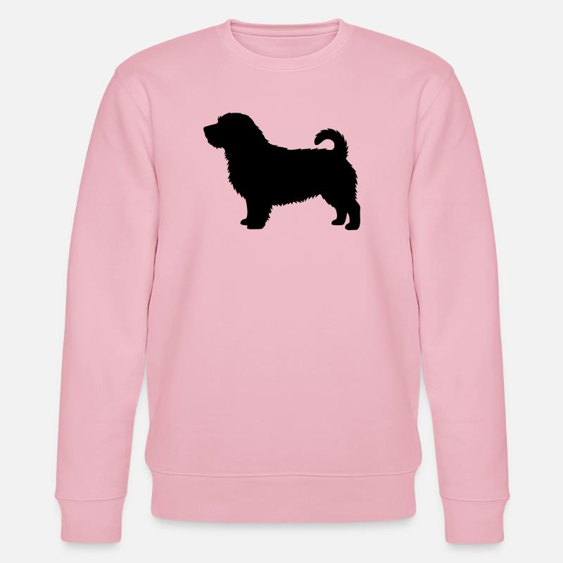 Norfolk-Terrier-Silhouette - Stanley/Stella Unisex Bio-Sweatshirt CHANGER  - Hellrosa