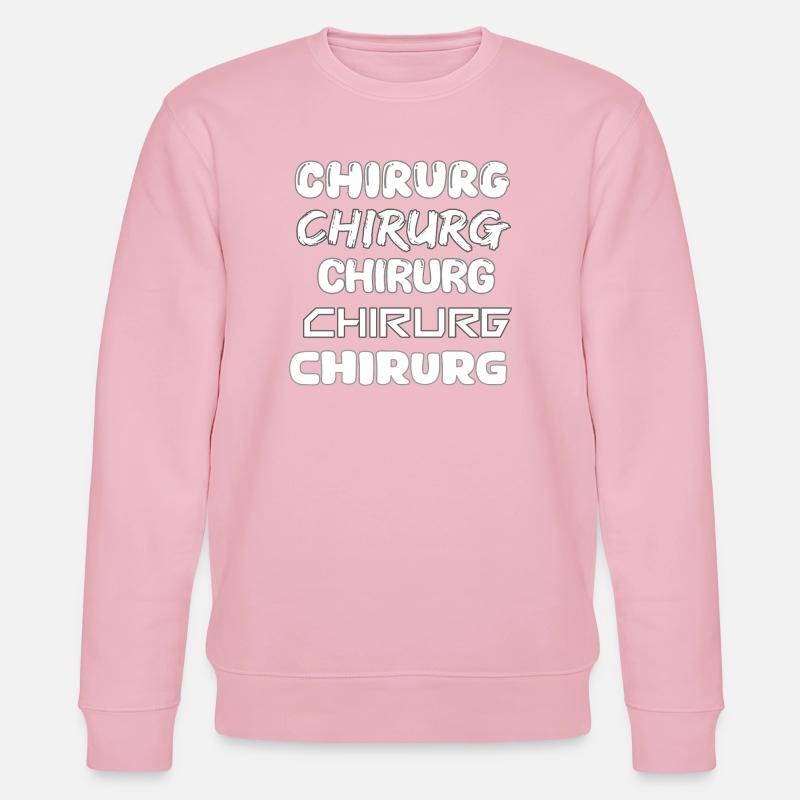 Chirurg als Beruf - Stanley/Stella Unisex Bio-Sweatshirt CHANGER  - Hellrosa