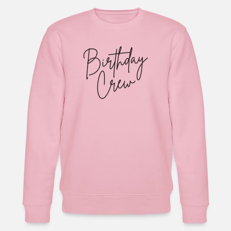 Équipe d’anniversaire - Sweat bio CHANGER Stanley/Stella Unisexe - rose pâle