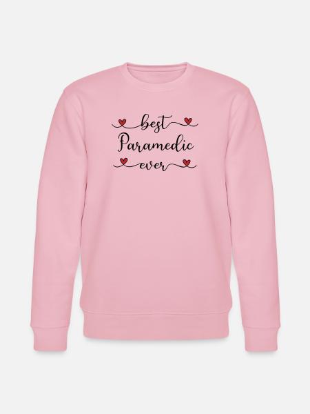 Meilleur ambulancier du monde - Sweat bio CHANGER Stanley/Stella Unisexe - rose pâle